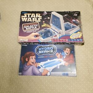 Pressman Hydro Strike Game + Star Wars Electronic Galactic Battle